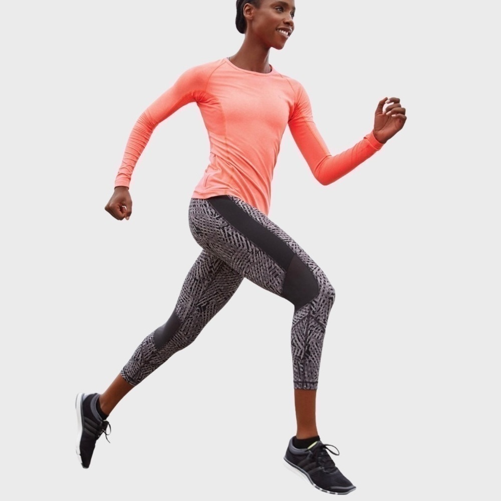 LOVE Eden' Mesh Inset Leggings